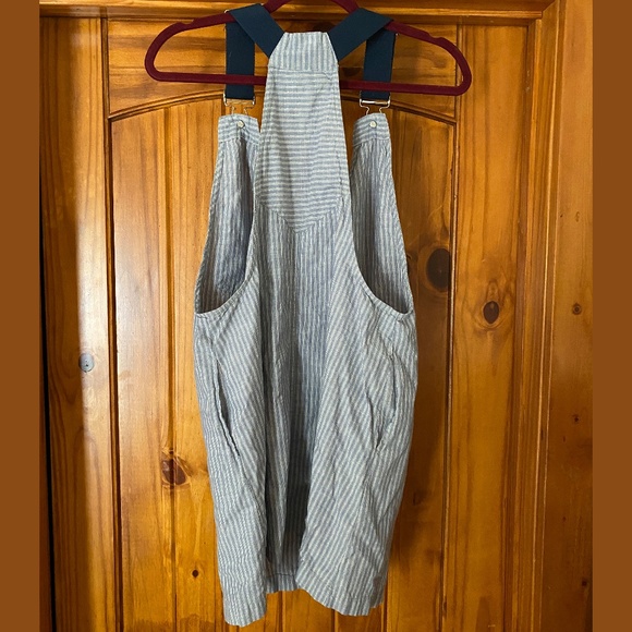 Volcom Jumper Skirt, Size 14 Large, Light blue with white stripes - Picture 5 of 5